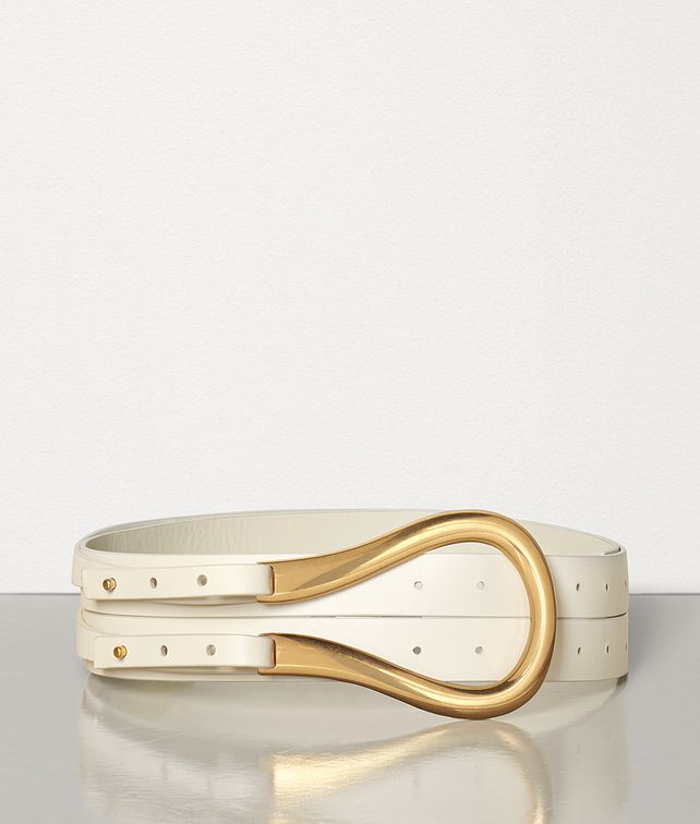 BOTTEGA VENETA BELT IN FRENCH CALF Belt Woman fp