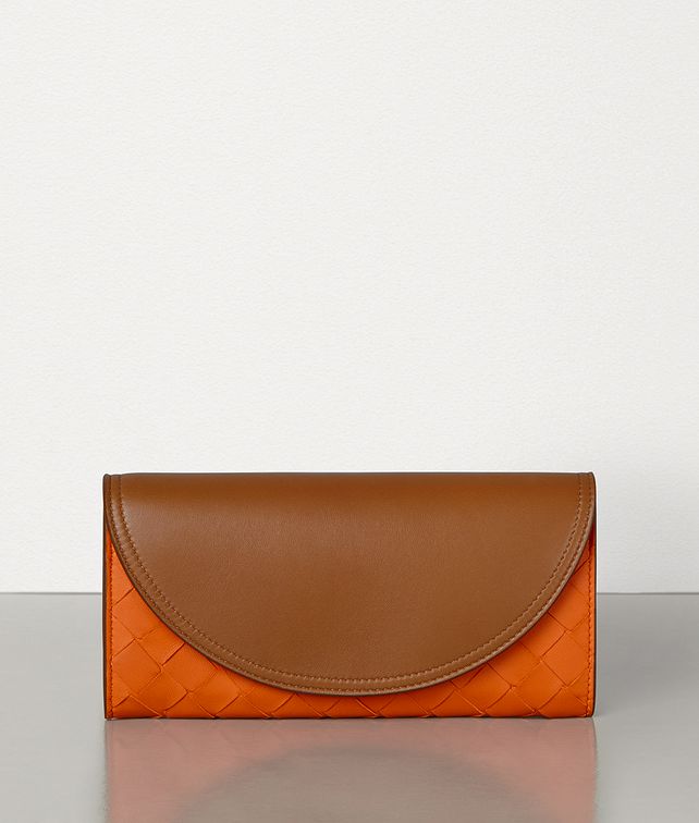 BOTTEGA VENETA イントレチャート ナッパ カーフ コンチネンタルウォレット ラージ ウォレット レディース fp