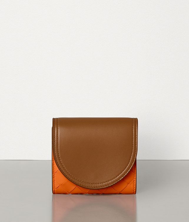 BOTTEGA VENETA MINI CONTINENTAL WALLET IN INTRECCIATO NAPPA Small Wallet Woman fp