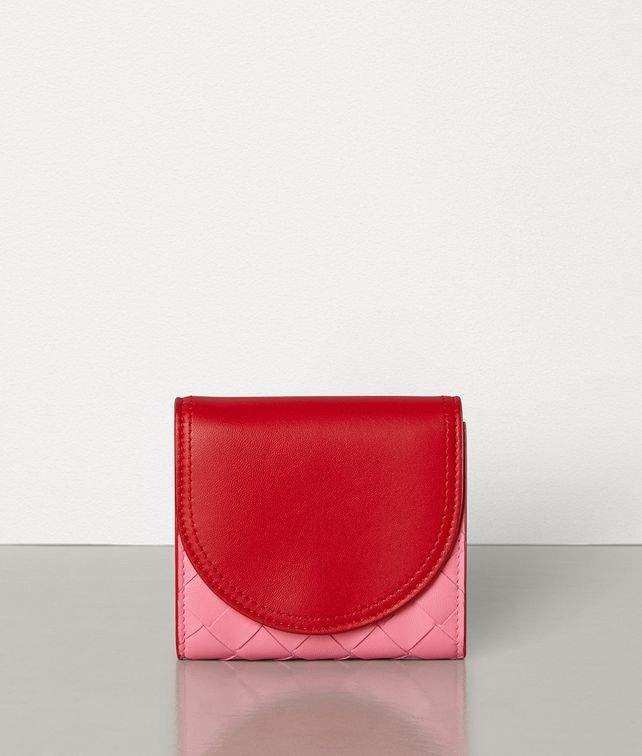 BOTTEGA VENETA MINI CONTINENTAL WALLET IN INTRECCIATO NAPPA Small Wallet Woman fp