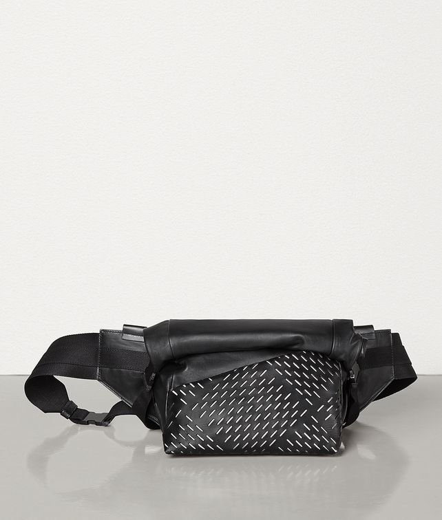 BOTTEGA VENETA BELT BAG IN PERFORATED PAPER CALFSKIN Belt Bag Man fp