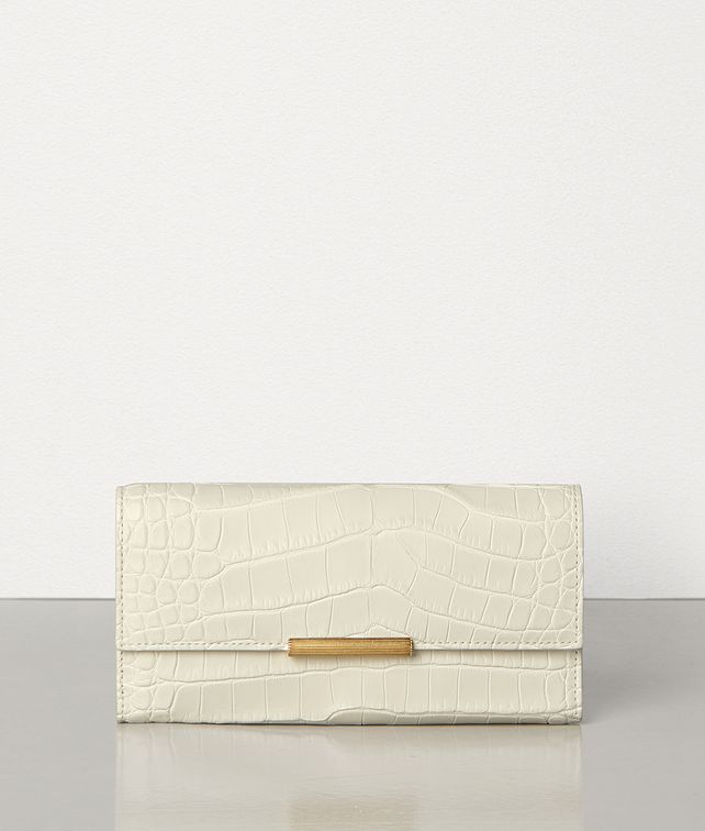BOTTEGA VENETA LARGE CONTINENTAL WALLET IN FRENCH CALFSKIN Large Wallet Woman fp