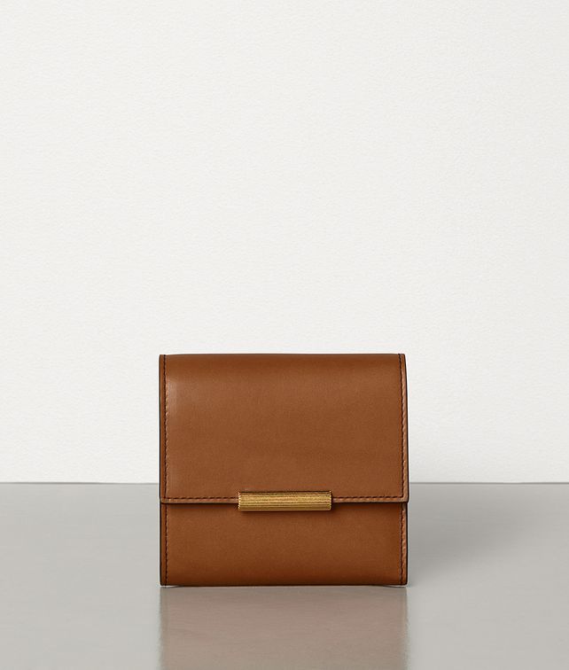 BOTTEGA VENETA MINI CONTINENTAL WALLET IN FRENCH CALFSKIN Small Wallet Woman fp
