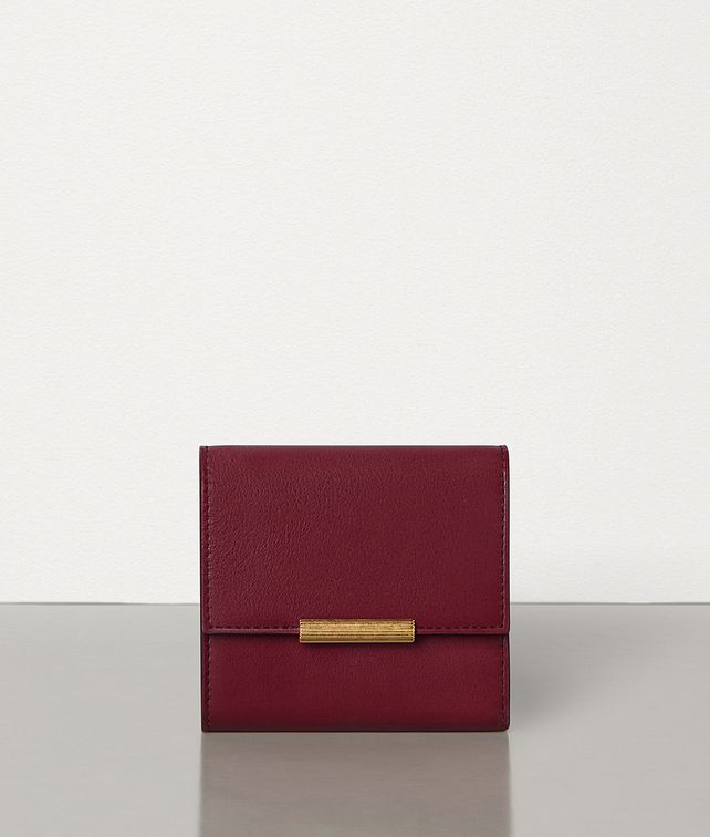 BOTTEGA VENETA MINI CONTINENTAL WALLET IN FRENCH CALFSKIN Small Wallet Woman fp