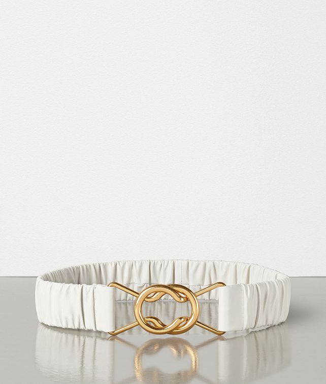 BOTTEGA VENETA BELT IN NAPPA Belt Woman fp