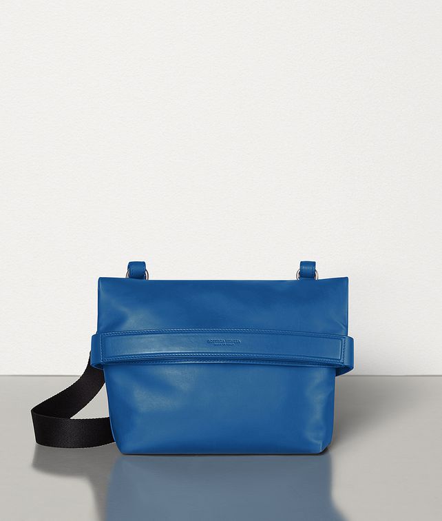 BOTTEGA VENETA SMALL CROSS-BODY BAG IN PAPER CALFSKIN Pouch Man fp