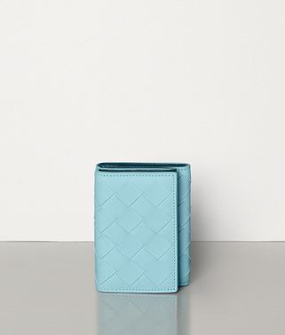 MINI CONTINENTAL WALLET IN MAXI INTRECCIO