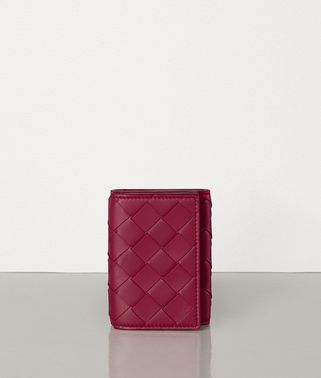 MINI CONTINENTAL WALLET IN MAXI INTRECCIO