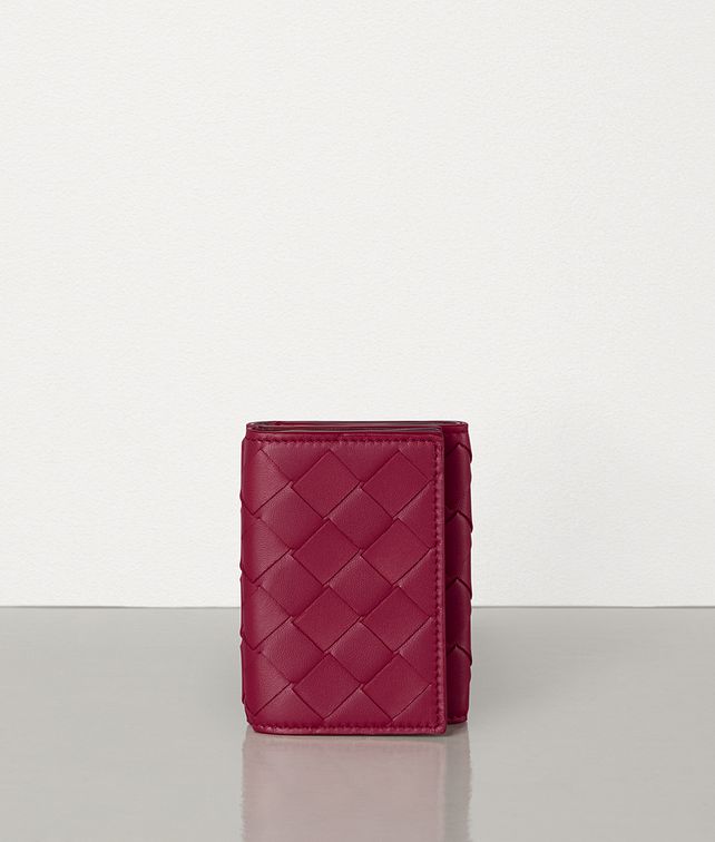 BOTTEGA VENETA MINI CONTINENTAL WALLET IN MAXI INTRECCIO Large Wallet Woman fp