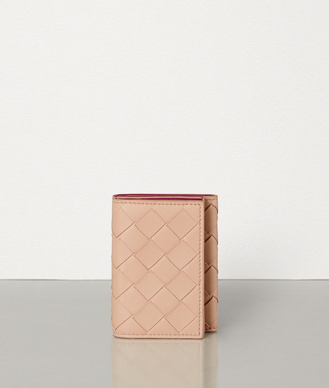 BOTTEGA VENETA MINI CONTINENTAL WALLET IN MAXI INTRECCIO Large Wallet Woman fp