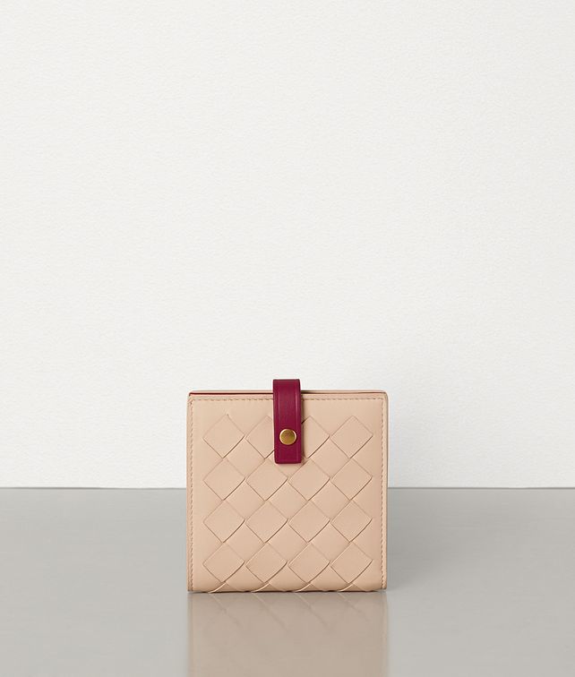 BOTTEGA VENETA MINI FRENCH WALLET IN MAXI INTRECCIO Small Wallet Woman fp