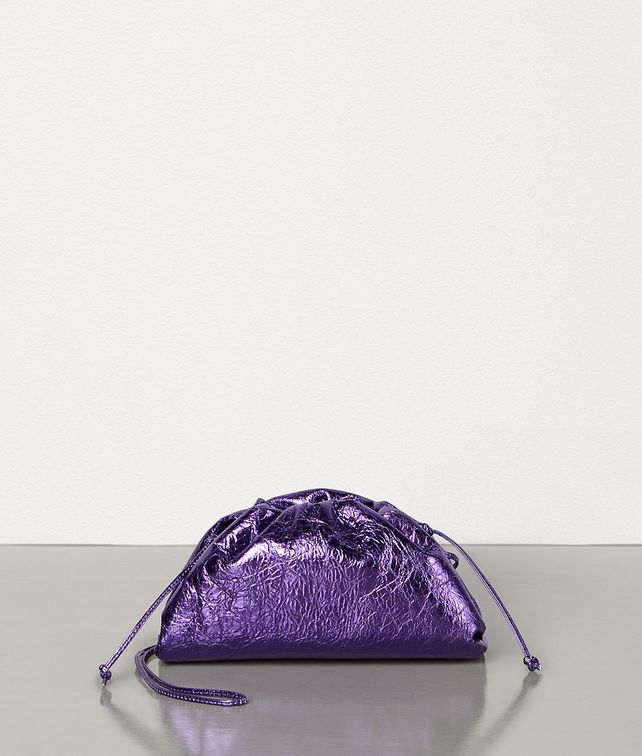 BOTTEGA VENETA THE POUCH 20 IN METALLIC NAPPA Mini Bag and Pouche Woman fp