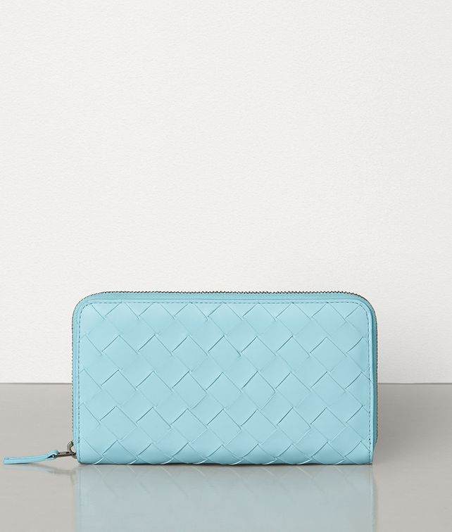 BOTTEGA VENETA PORTAFOGLIO CON ZIP MEDIO IN MAXI INTRECCIO Portafoglio grande Donna fp