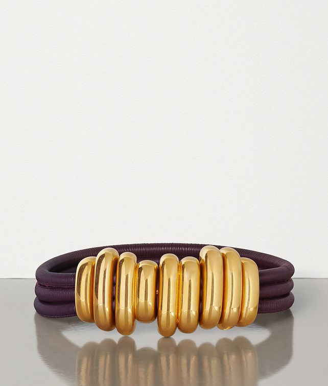 BOTTEGA VENETA BELT IN NAPPA AND BRASS Belt Woman fp
