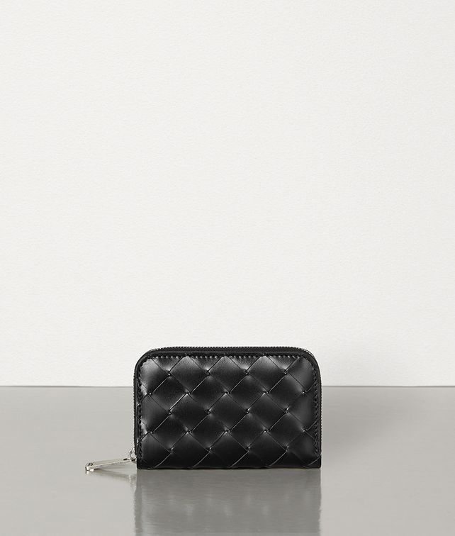 BOTTEGA VENETA イントレチャートスパッツォラートカーフ コインパース スモール ウォレット メンズ fp