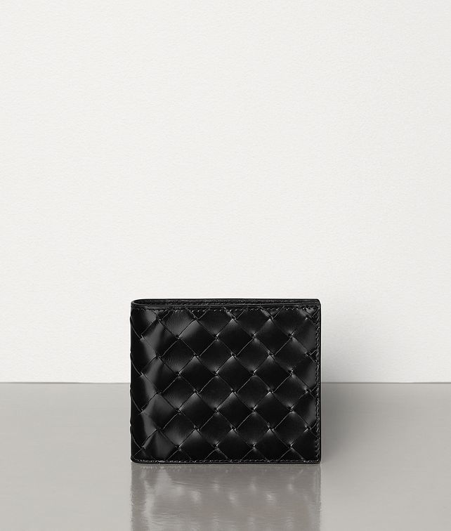 BOTTEGA VENETA BILLFOLD WALLET IN INTRECCIATO SPAZZOLATO CALFSKIN Small Wallet Man fp