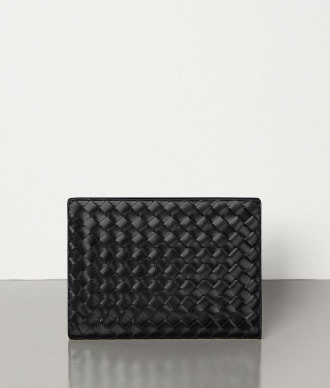 BOTTEGA VENETA MINI DOCUMENT CASE IN INTRECCIATO SPAZZOLATO CALFSKIN Document case Man fp