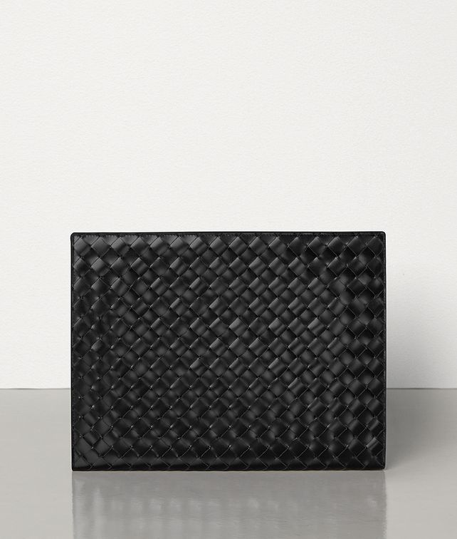 BOTTEGA VENETA SMALL DOCUMENT CASE IN INTRECCIATO SPAZZOLATO CALF Document case Man fp