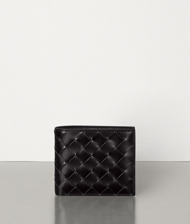 BOTTEGA VENETA イントレチャートスパッツォラートカーフ コインケース付き二つ折りウォレット スモール ウォレット メンズ fp
