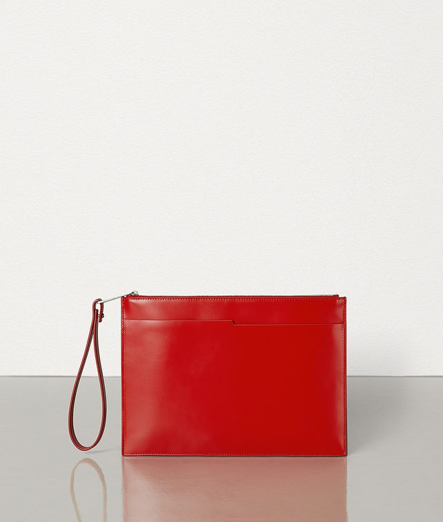 BOTTEGA VENETA POUCH IN SPAZZOLATO CALF Pouch Man fp