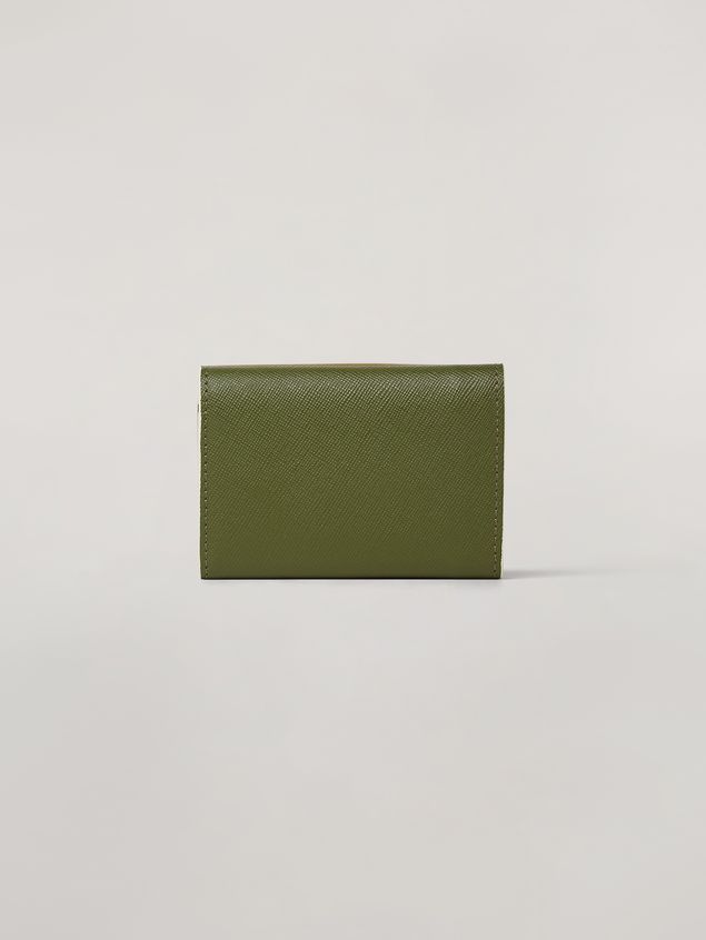 Wallet Marni Saffiano leather tri-fold wallet Woman