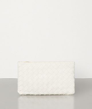 POCHETTE MEDIA IN INTRECCIATO NAPPA POCHETTE MEDIA IN INTRECCIATO NAPPA