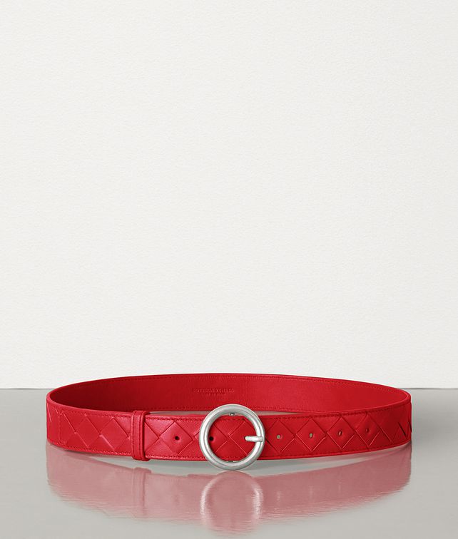 BOTTEGA VENETA BELT IN INTRECCIATO NAPPA Belt Woman fp