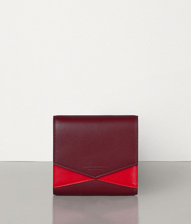 BOTTEGA VENETA MEDIUM FRENCH WALLET IN NAPPA BICOLOUR Small Wallet Woman fp