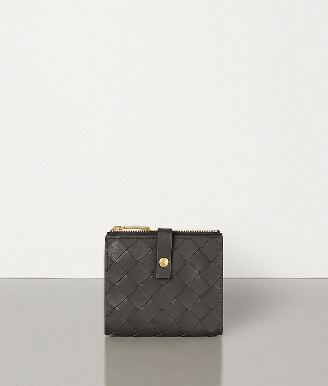 BOTTEGA VENETA SMALL FRENCH WALLET IN INTRECCIATO NAPPA Small Wallet Woman fp