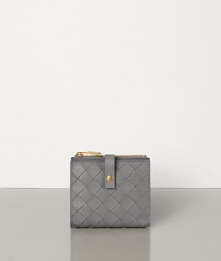 SMALL FRENCH WALLET IN INTRECCIATO NAPPA