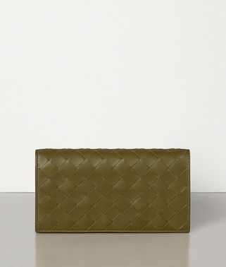 CONTINENTAL WALLET IN INTRECCIATO NAPPA