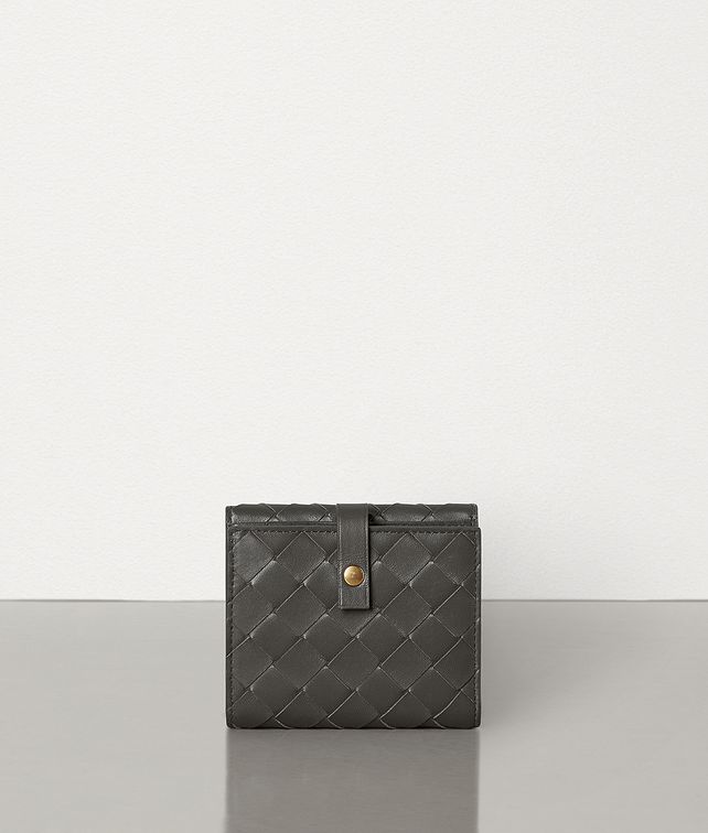 BOTTEGA VENETA SMALL FRENCH WALLET IN INTRECCIATO NAPPA Small Wallet Woman fp