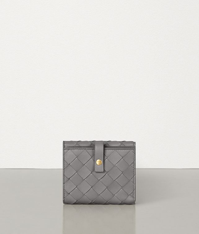 BOTTEGA VENETA SMALL FRENCH WALLET IN INTRECCIATO NAPPA Small Wallet Woman fp