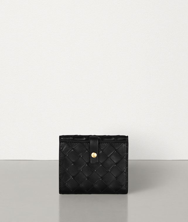 BOTTEGA VENETA SMALL FRENCH WALLET IN INTRECCIATO NAPPA Small Wallet Woman fp