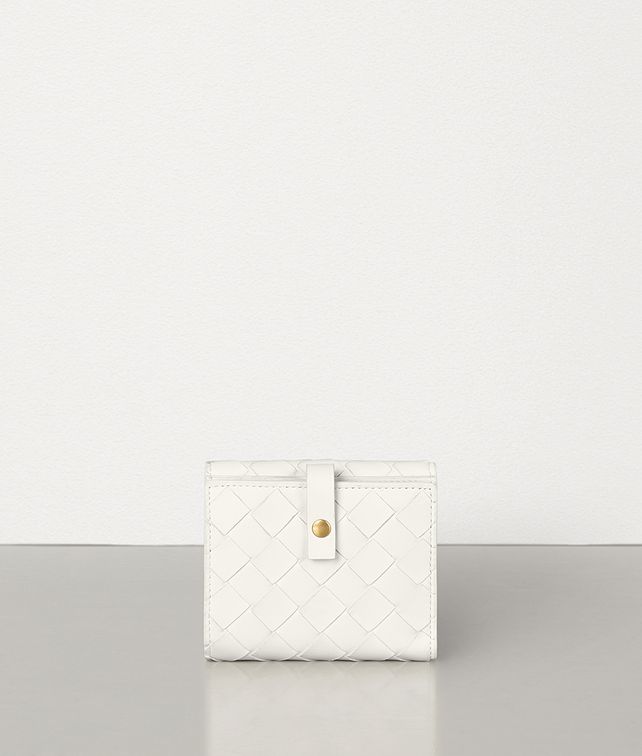 BOTTEGA VENETA SMALL FRENCH WALLET IN INTRECCIATO NAPPA Small Wallet Woman fp
