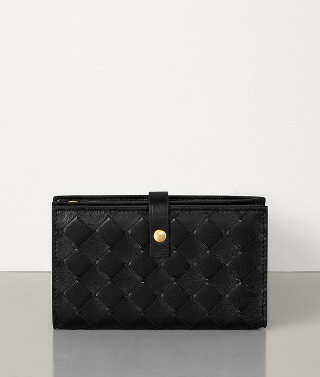 BOTTEGA VENETA MEDIUM FRENCH WALLET IN INTRECCIATO NAPPA Large Wallet Woman fp