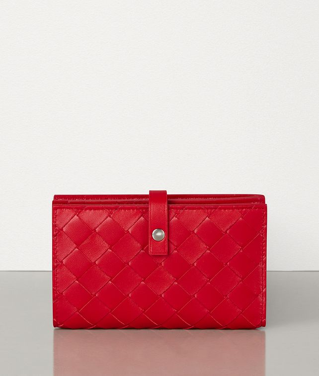 BOTTEGA VENETA MEDIUM FRENCH WALLET IN INTRECCIATO NAPPA Large Wallet Woman fp