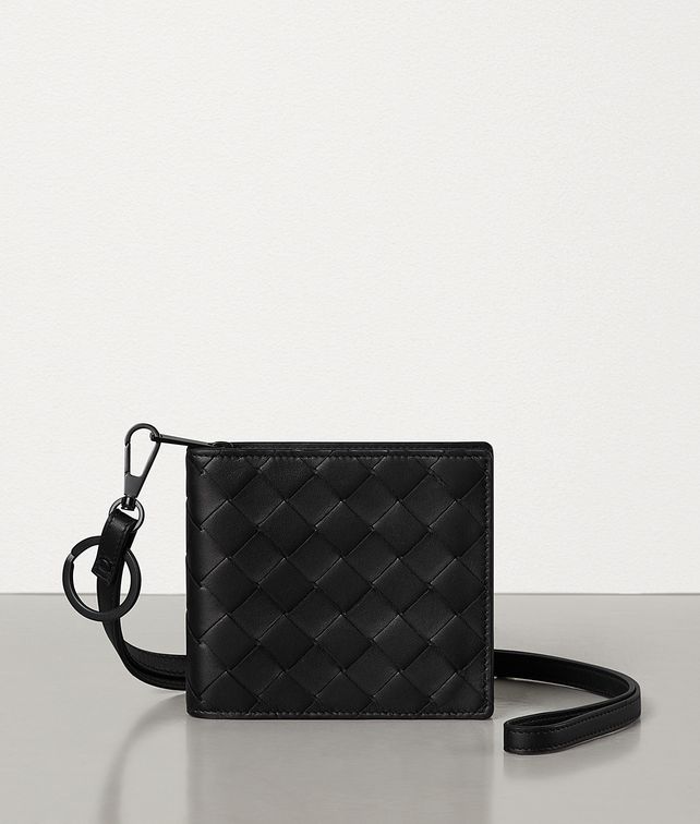 BOTTEGA VENETA ZIP-AROUND WALLET IN INTRECCIATO VN Small Wallet Man fp
