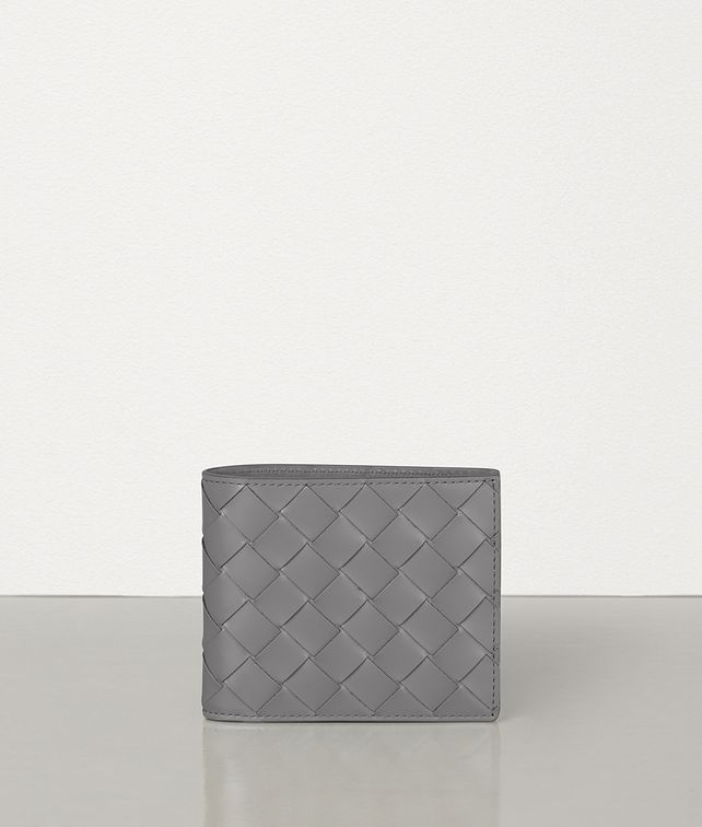 BOTTEGA VENETA BILLFOLD WALLET IN INTRECCIATO SPAZZOLATO CALFSKIN Small Wallet Man fp
