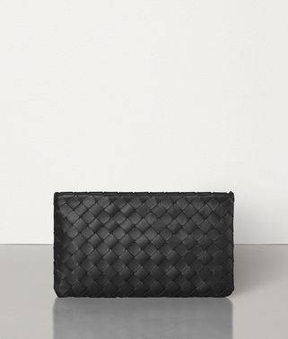 POCHETTE MEDIA IN INTRECCIATO NAPPA POCHETTE MEDIA IN INTRECCIATO NAPPA