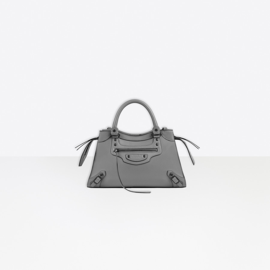 Neo Classic Small Top Handle Bag Gray 