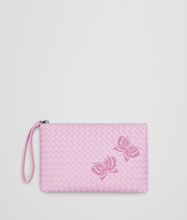 BOTTEGA VENETA POCHETTE EN CUIR NAPPA INTRECCIATO DRAGEE Autre accessoire E fp