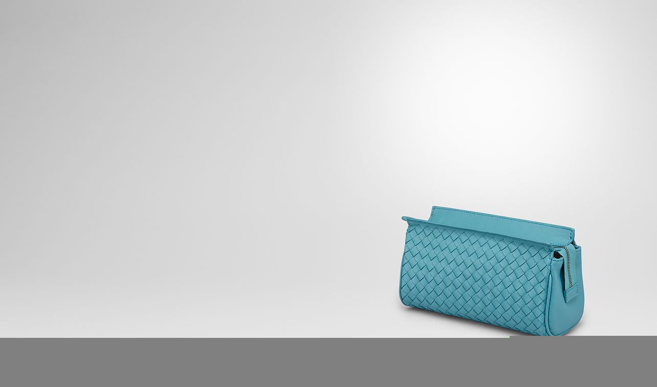 aqua intrecciato nappa cosmetic case landing