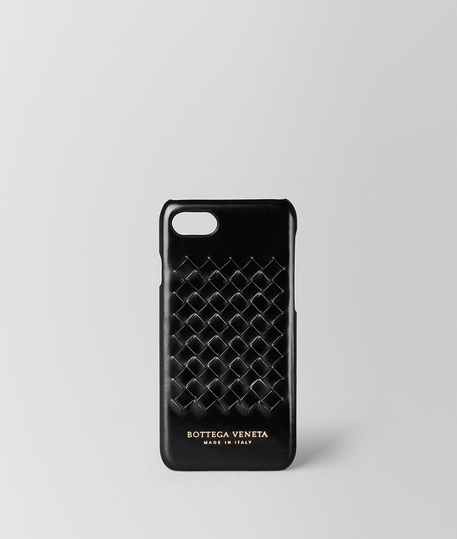 BOTTEGA VENETA ÉTUI POUR APPAREIL IPHONE 7 EN CUIR NAPPA INTRECCIATO DARK NAVY Accessoire technologique E fp