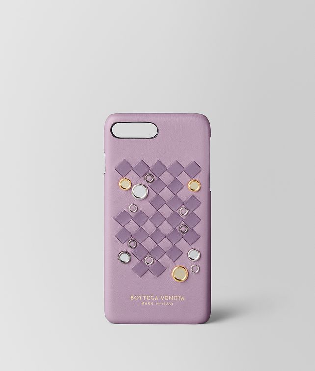 BOTTEGA VENETA PARME LILAC INTRECCIATO PALIO IPHONE 7 PLUS CASE Tech Accessory E fp