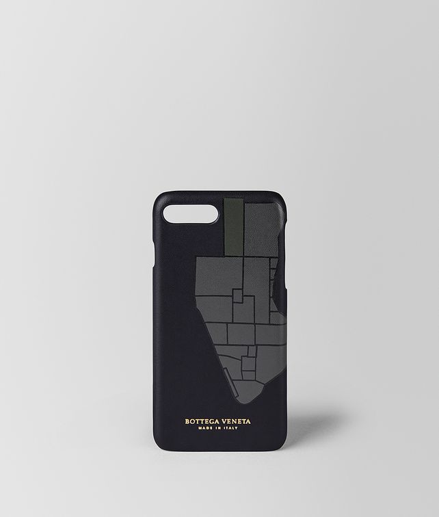 BOTTEGA VENETA TOURMALINE MANHATTAN CRAQUELE NAPPA TOURMAINE IPHONE 7 PLUS CASE Tech Accessory E fp
