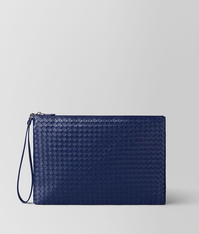 BOTTEGA VENETA 아틀랜틱 인트레치아토 나파 도큐먼트 케이스 파우치 E fp