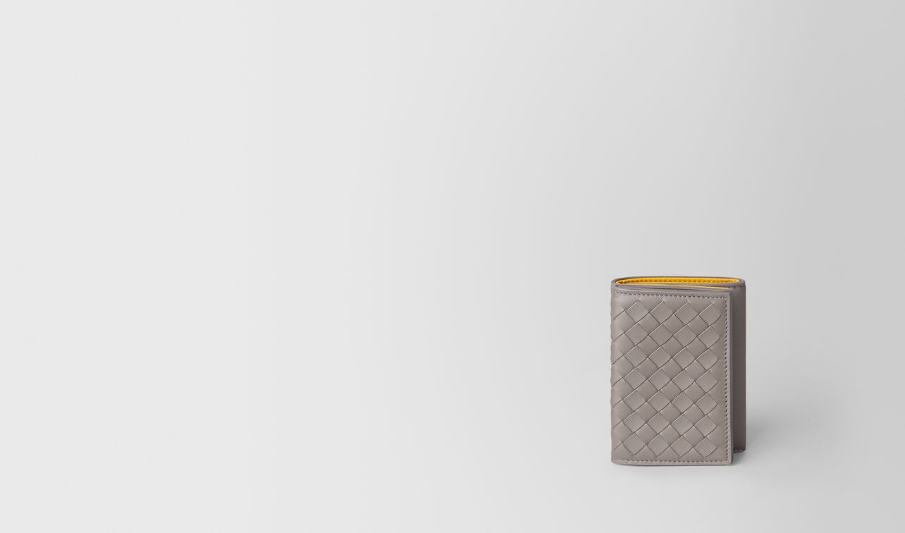 steel/sunset intrecciato nappa trifold landing