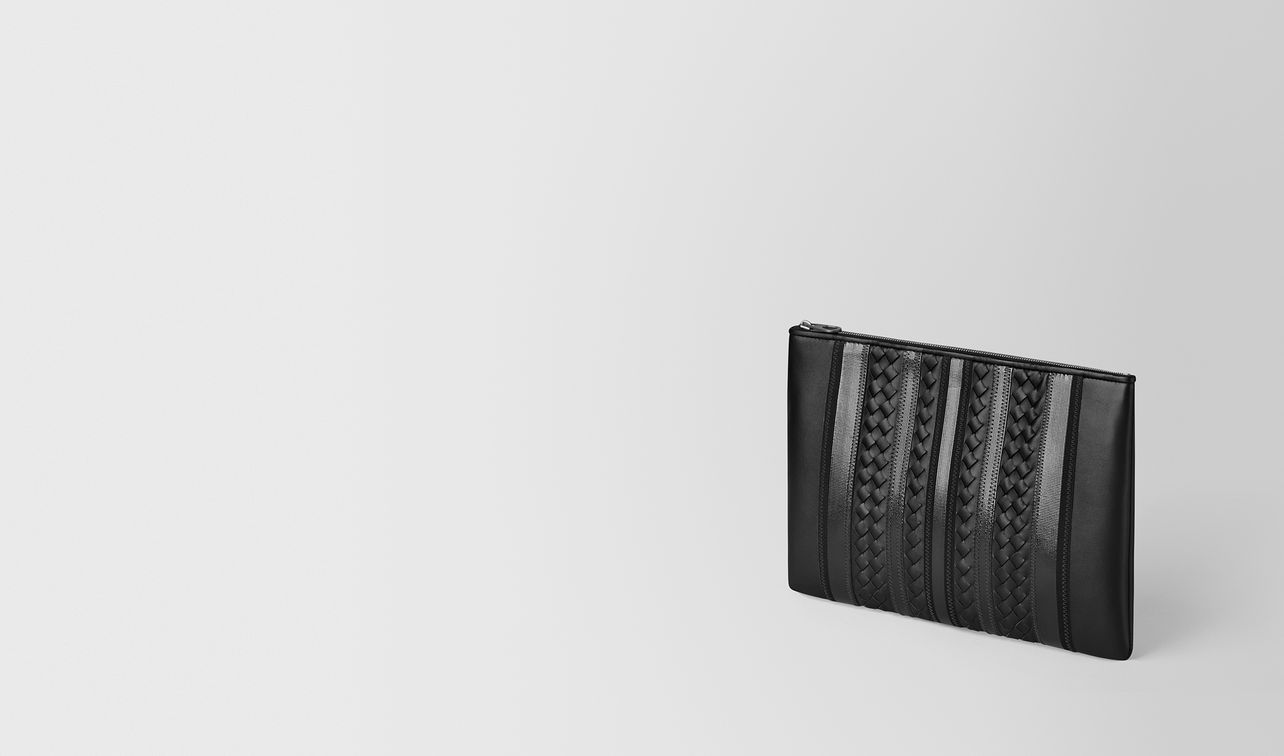 nero nappa tech stripe pouch landing
