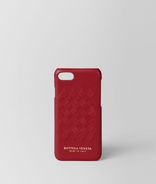 CHINA RED INTRECCIATO NAPPA HIGH-TECH CASE